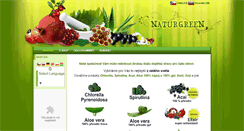 Desktop Screenshot of naturgreen.cz