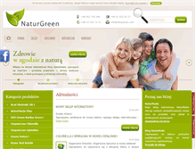 Tablet Screenshot of naturgreen.com